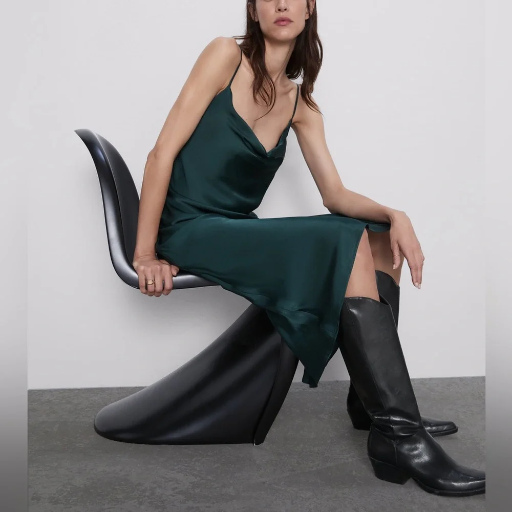 slim fit dress slacks Veronica Beard Mirabel Silk Mini Dress | Dark Hunter Green Multi main image 1